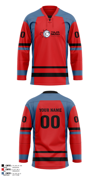 Hockey Jersey, Polar Bears Field Hockey, Field Hockey, Teamtime, Team time, sublimation, custom sports apparel, team uniforms, spirit wear, spiritwear, sports uniforms, custom shirts, team store, custom team store, fundraiser sports, apparel fundraiser