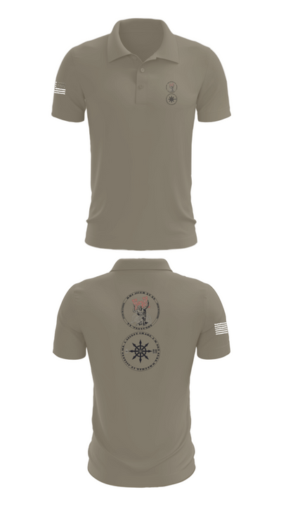 205th HHC 61096734 Short Sleeve Performance Polo - 64