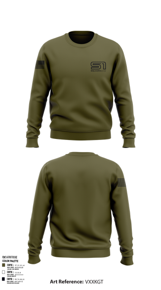 Crew Neck Sweatshirt, VMFA-242, Marines, Teamtime, Team time, sublimation, custom sports apparel, team uniforms, spirit wear, spiritwear, sports uniforms, custom shirts, team store, custom team store, fundraiser sports, apparel fundraiser
