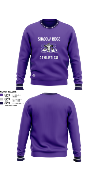 Crew Neck Sweatshirt, Shadow Ridge Middle School, Men's Soccer, Teamtime, Team time, sublimation, custom sports apparel, team uniforms, spirit wear, spiritwear, sports uniforms, custom shirts, team store, custom team store, fundraiser sports, apparel fundraiser
