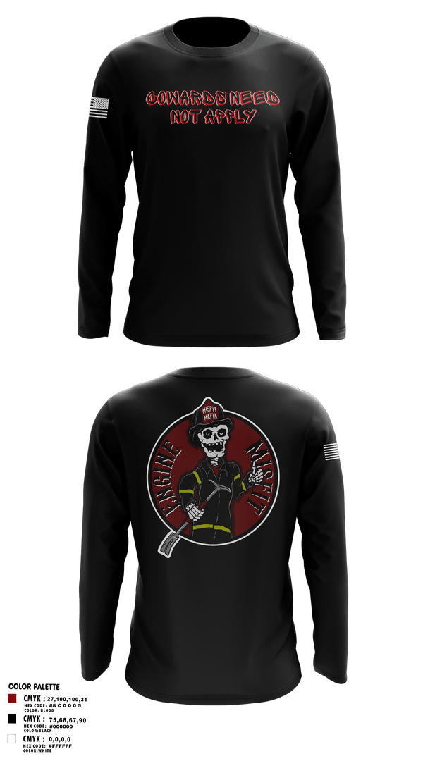Long Sleeve Performance Shirt, Engine 12, Fire Department, Teamtime, Team time, sublimation, custom sports apparel, team uniforms, spirit wear, spiritwear, sports uniforms, custom shirts, team store, custom team store, fundraiser sports, apparel fundraiser