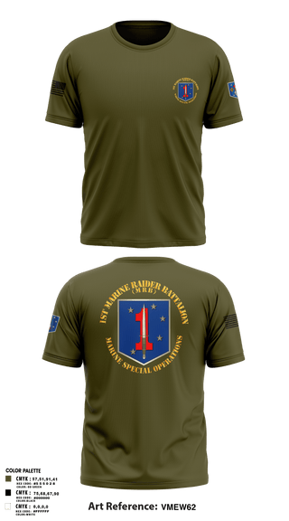 Short Sleeve Performance Shirt, 1st Marine Raider Battalion, Marines, Teamtime, Team time, sublimation, custom sports apparel, team uniforms, spirit wear, spiritwear, sports uniforms, custom shirts, team store, custom team store, fundraiser sports, apparel fundraiser