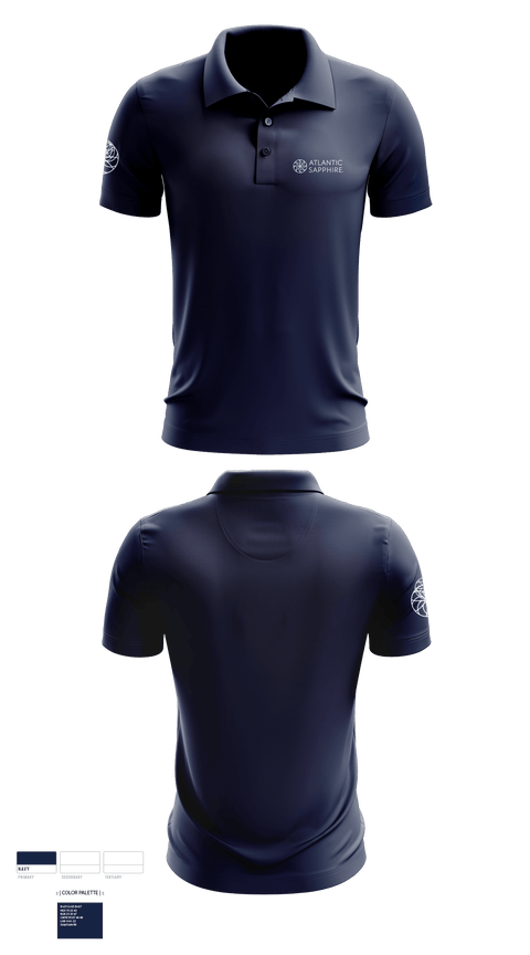 Short Sleeve Performance Polo, atlantic sapphire, , Teamtime, Team time, sublimation, custom sports apparel, team uniforms, spirit wear, spiritwear, sports uniforms, custom shirts, team store, custom team store, fundraiser sports, apparel fundraiser
