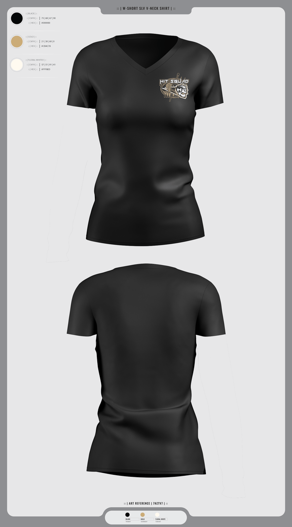 Womens Short Sleeve Vneck Shirt, San Jose Hitsquad, , Teamtime, Team time, sublimation, custom sports apparel, team uniforms, spirit wear, spiritwear, sports uniforms, custom shirts, team store, custom team store, fundraiser sports, apparel fundraiser