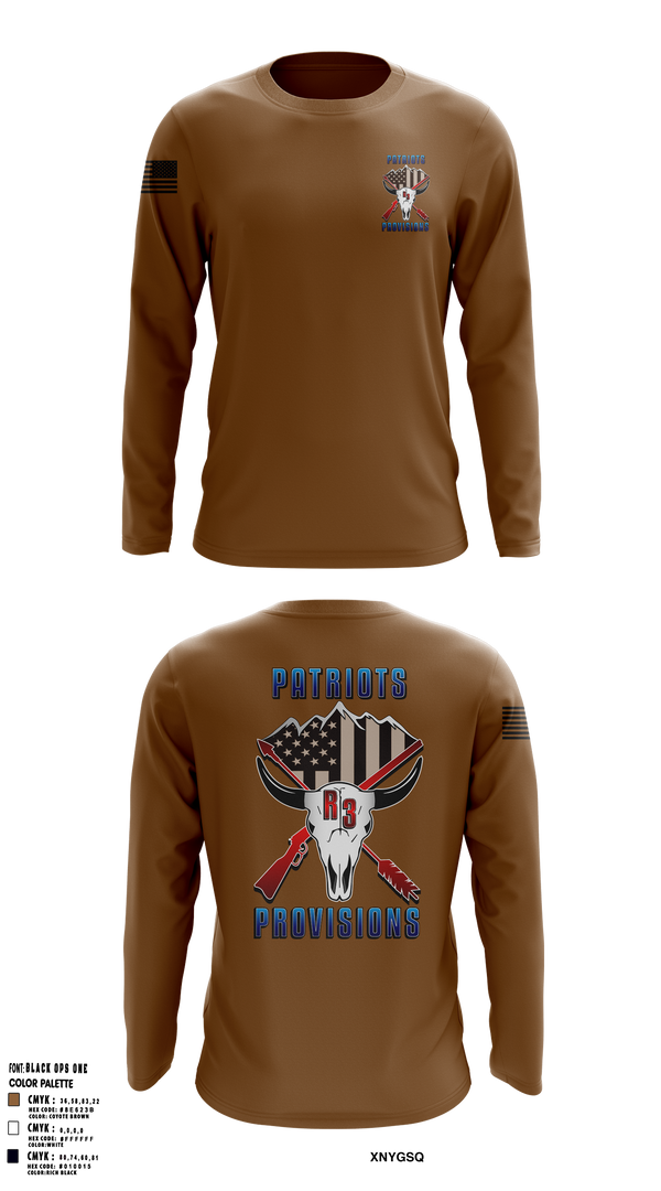 Long Sleeve Performance Shirt, Patriots Provisions LLC, , Teamtime, Team time, sublimation, custom sports apparel, team uniforms, spirit wear, spiritwear, sports uniforms, custom shirts, team store, custom team store, fundraiser sports, apparel fundraiser