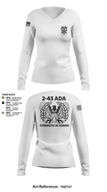2/43 ADA 6509323 Women's Long Sleeve V-neck Shirt - 106