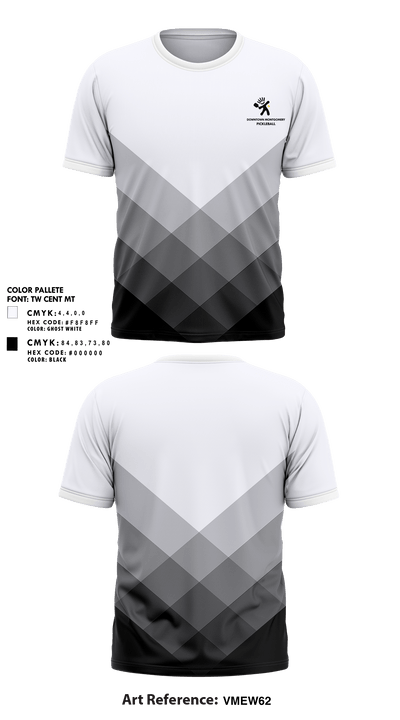 Downtown Montgomery Pickleball Crew 32677459 Short Sleeve Performance Shirt - 1