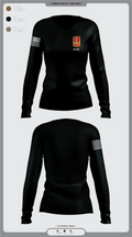 31st Air Defense Artillery Brigade 63211625 Women's Long Sleeve V-neck Shirt -1 12