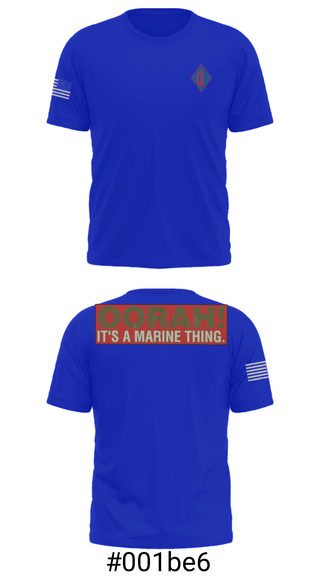 Old School Cotton Feel Shirt, 1st Marine Regiment, Marines, Teamtime, Team time, sublimation, custom sports apparel, team uniforms, spirit wear, spiritwear, sports uniforms, custom shirts, team store, custom team store, fundraiser sports, apparel fundraiser