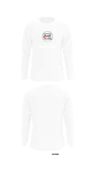 Long Sleeve Performance Shirt, Crepe Avenue, , Teamtime, Team time, sublimation, custom sports apparel, team uniforms, spirit wear, spiritwear, sports uniforms, custom shirts, team store, custom team store, fundraiser sports, apparel fundraiser