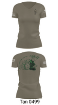 CSO 34568070 Women's Short Sleeve V-neck Shirt - 68