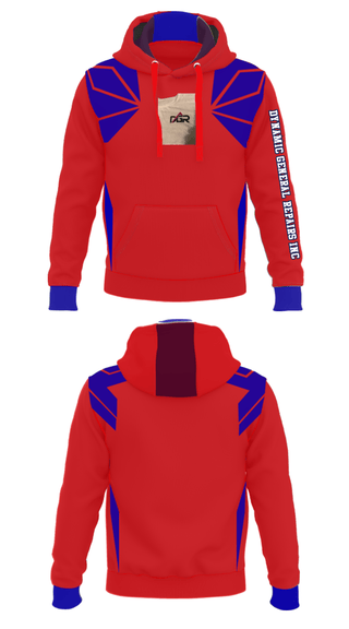 Hoodie, Dynamic General Repairs Inc, , Teamtime, Team time, sublimation, custom sports apparel, team uniforms, spirit wear, spiritwear, sports uniforms, custom shirts, team store, custom team store, fundraiser sports, apparel fundraiser