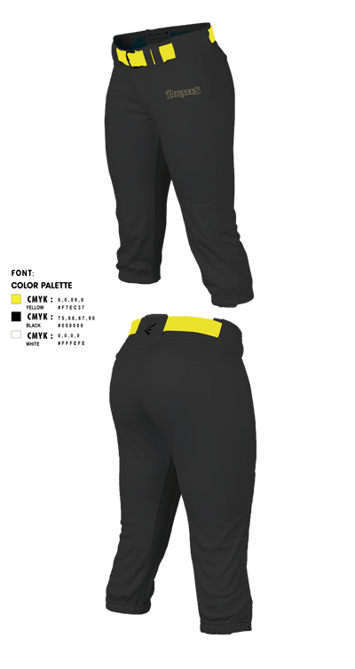 Los Angeles Pirates 34653306 Softball Pants - 1