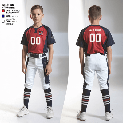 DYB Full Button Baseball Jersey - 2