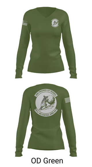 Womens Long Sleeve Vneck Shirt, 461 ACW A3/4, , Teamtime, Team time, sublimation, custom sports apparel, team uniforms, spirit wear, spiritwear, sports uniforms, custom shirts, team store, custom team store, fundraiser sports, apparel fundraiser