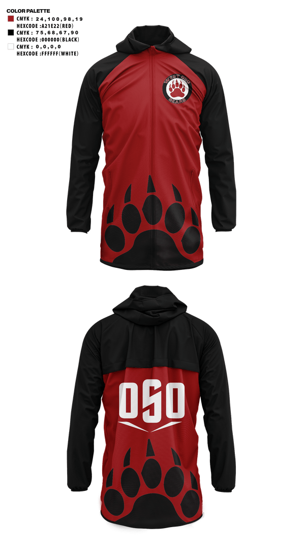 Windbreaker, West Oso High School Cheer, Cheer, Teamtime, Team time, sublimation, custom sports apparel, team uniforms, spirit wear, spiritwear, sports uniforms, custom shirts, team store, custom team store, fundraiser sports, apparel fundraiser