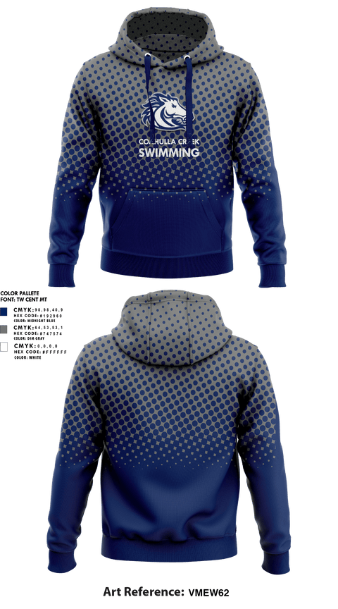 Hoodie, Coahulla Creek, Swimming, Teamtime, Team time, sublimation, custom sports apparel, team uniforms, spirit wear, spiritwear, sports uniforms, custom shirts, team store, custom team store, fundraiser sports, apparel fundraiser