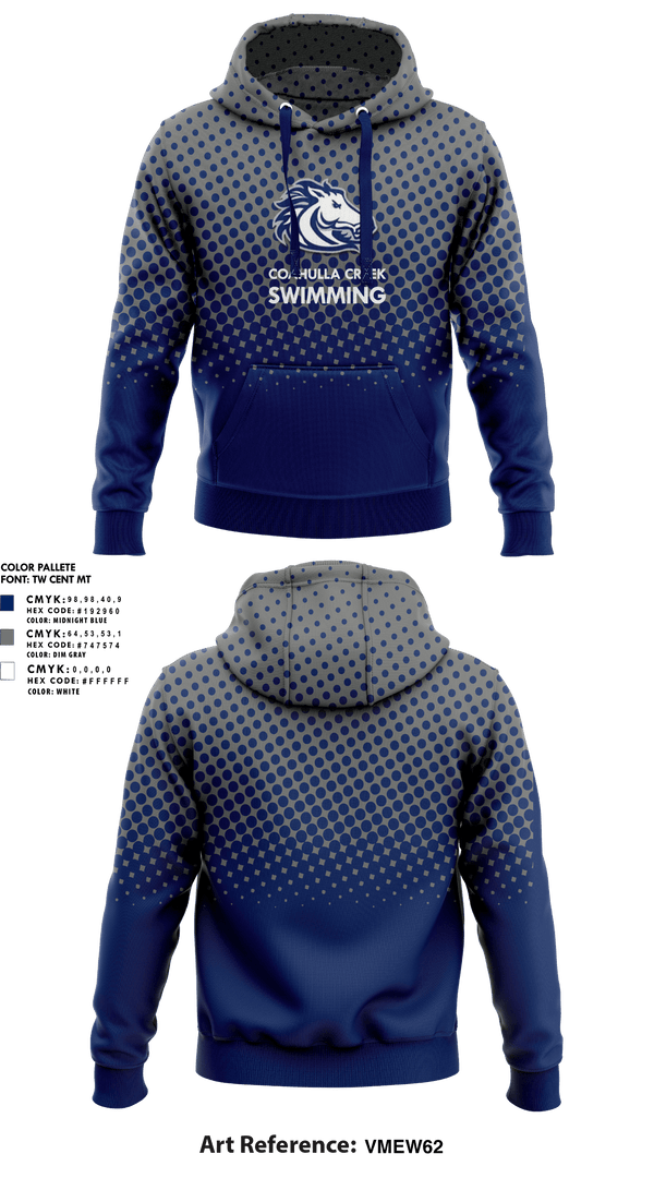Hoodie, Coahulla Creek, Swimming, Teamtime, Team time, sublimation, custom sports apparel, team uniforms, spirit wear, spiritwear, sports uniforms, custom shirts, team store, custom team store, fundraiser sports, apparel fundraiser