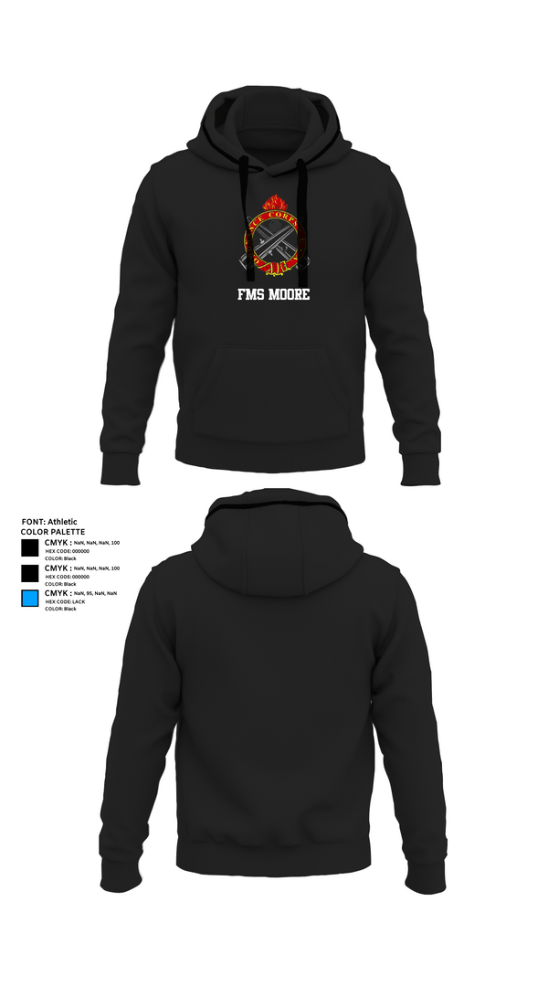 Hoodie, FMS Moore, Army, Teamtime, Team time, sublimation, custom sports apparel, team uniforms, spirit wear, spiritwear, sports uniforms, custom shirts, team store, custom team store, fundraiser sports, apparel fundraiser