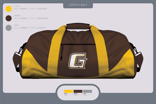 Duffle Bag, Garden City Broncbusters, Golf, Teamtime, Team time, sublimation, custom sports apparel, team uniforms, spirit wear, spiritwear, sports uniforms, custom shirts, team store, custom team store, fundraiser sports, apparel fundraiser
