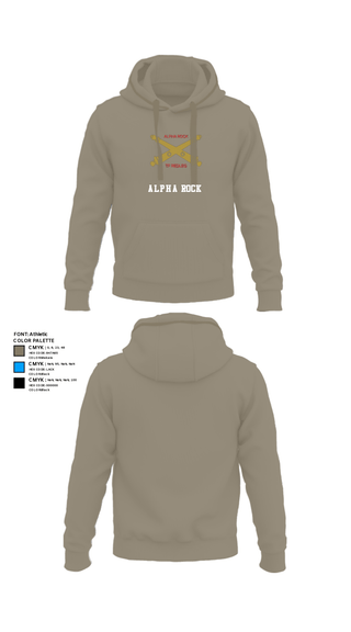 Hoodie, ALPHA ROCK, Army, Teamtime, Team time, sublimation, custom sports apparel, team uniforms, spirit wear, spiritwear, sports uniforms, custom shirts, team store, custom team store, fundraiser sports, apparel fundraiser