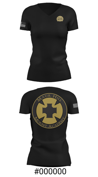 Womens Short Sleeve Vneck Shirt, Maur Hill - Mount Academy Swimming, Swimming, Teamtime, Team time, sublimation, custom sports apparel, team uniforms, spirit wear, spiritwear, sports uniforms, custom shirts, team store, custom team store, fundraiser sports, apparel fundraiser