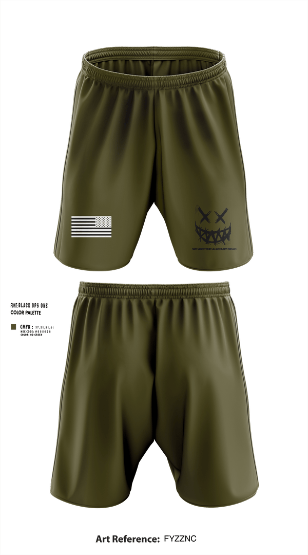 Athletic Shorts With Pockets, We are The already dead, , Teamtime, Team time, sublimation, custom sports apparel, team uniforms, spirit wear, spiritwear, sports uniforms, custom shirts, team store, custom team store, fundraiser sports, apparel fundraiser