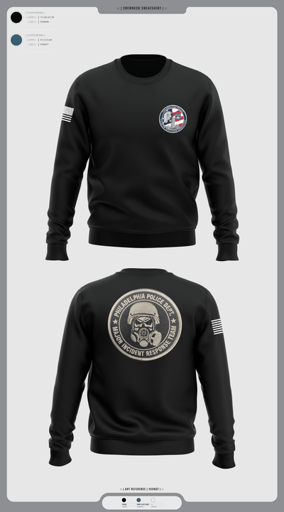 Philadelphia Police Counter Terrorism Operations 96724572 Crew Neck Sweatshirt - 1