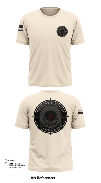 Detroit Tactical Firearms 87119150 Short Sleeve Performance Shirt - 53