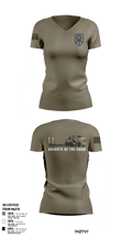 129th Heavy Transport Company 26902985 Women's Short Sleeve V-neck Shirt - 2