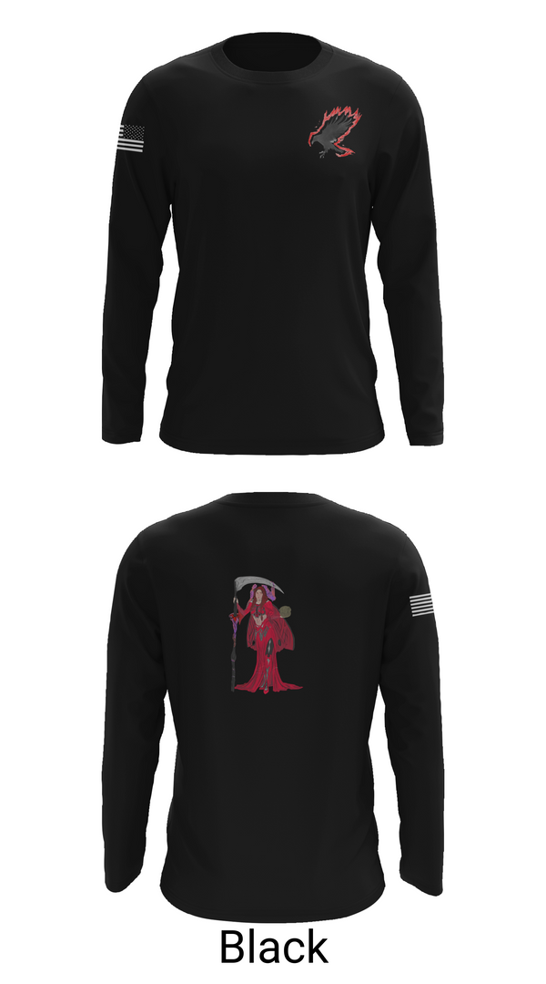 Long Sleeve Performance Shirt, A Co. 152 BEB, Army, Teamtime, Team time, sublimation, custom sports apparel, team uniforms, spirit wear, spiritwear, sports uniforms, custom shirts, team store, custom team store, fundraiser sports, apparel fundraiser
