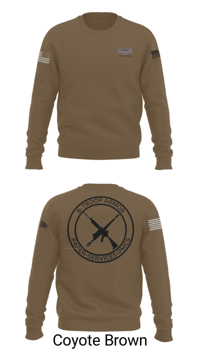 3-73 B-Trp Armor 39031739 Crew Neck Sweatshirt - 10