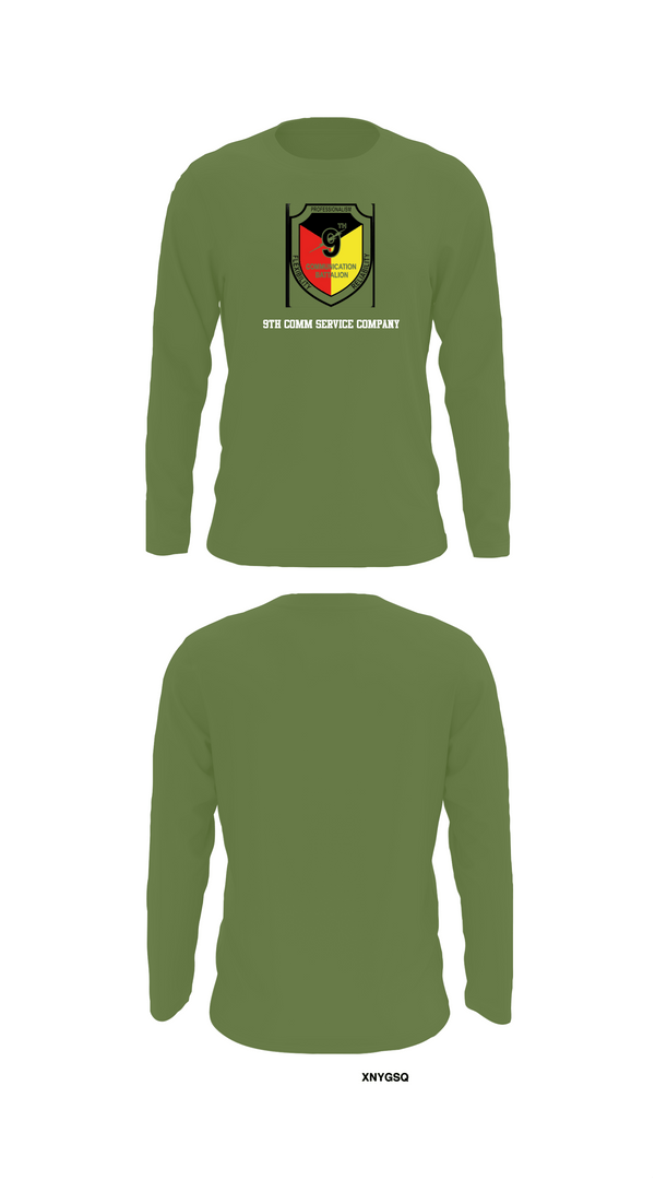 Long Sleeve Performance Shirt, 9th Comm Service company, Marines, Teamtime, Team time, sublimation, custom sports apparel, team uniforms, spirit wear, spiritwear, sports uniforms, custom shirts, team store, custom team store, fundraiser sports, apparel fundraiser