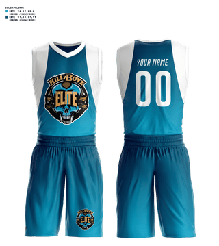 Basketball Uniform, KILLA BOYZ ELITEKILLA BOYZ ELITE, Men's Basketball, Teamtime, Team time, sublimation, custom sports apparel, team uniforms, spirit wear, spiritwear, sports uniforms, custom shirts, team store, custom team store, fundraiser sports, apparel fundraiser