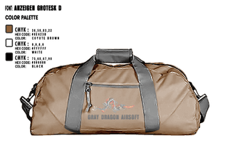 Duffle Bag, Gray Dragon Airsoft, , Teamtime, Team time, sublimation, custom sports apparel, team uniforms, spirit wear, spiritwear, sports uniforms, custom shirts, team store, custom team store, fundraiser sports, apparel fundraiser