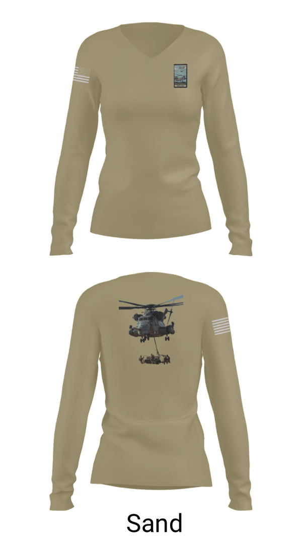 Womens Long Sleeve Vneck Shirt, Landing Support, Marines, Teamtime, Team time, sublimation, custom sports apparel, team uniforms, spirit wear, spiritwear, sports uniforms, custom shirts, team store, custom team store, fundraiser sports, apparel fundraiser
