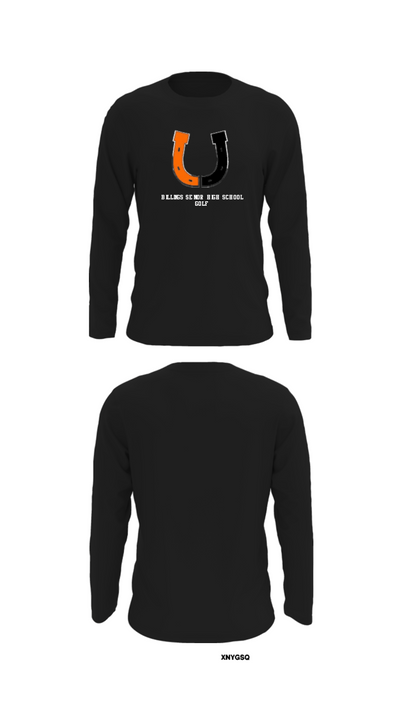 Billings Senior High School Golf 93311760 Long Sleeve Performance Shirt - 27