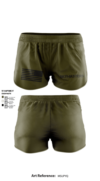Ranger Panties, Skymasters, Army, Teamtime, Team time, sublimation, custom sports apparel, team uniforms, spirit wear, spiritwear, sports uniforms, custom shirts, team store, custom team store, fundraiser sports, apparel fundraiser
