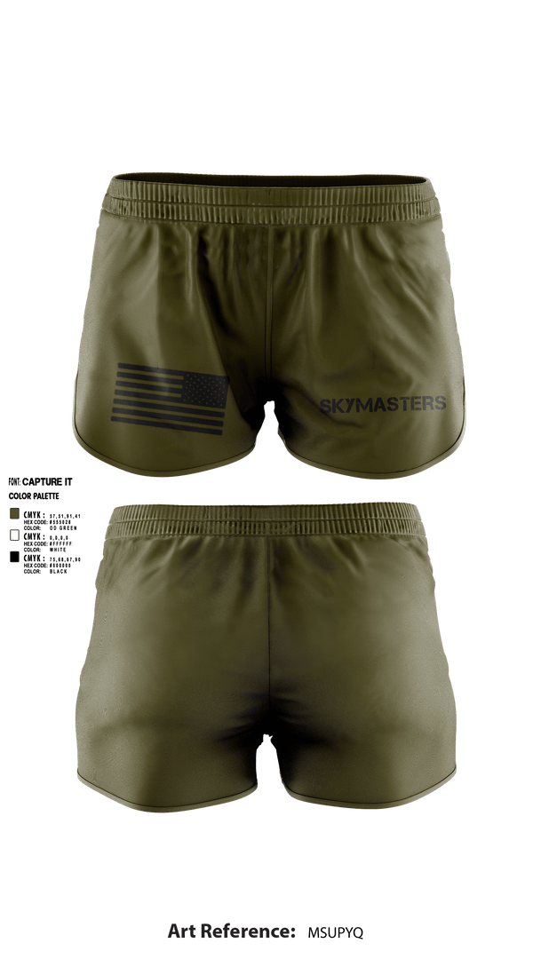 Ranger Panties, Skymasters, Army, Teamtime, Team time, sublimation, custom sports apparel, team uniforms, spirit wear, spiritwear, sports uniforms, custom shirts, team store, custom team store, fundraiser sports, apparel fundraiser