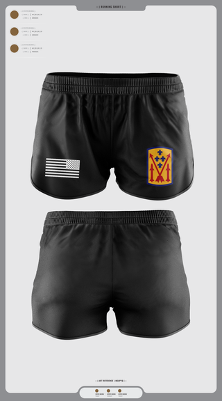 Womens Shorts, Bravo 1-57 ADAR, Army, Teamtime, Team time, sublimation, custom sports apparel, team uniforms, spirit wear, spiritwear, sports uniforms, custom shirts, team store, custom team store, fundraiser sports, apparel fundraiser