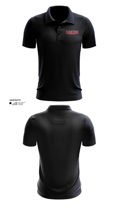 Canton Bowling 4573823 Short Sleeve Performance Polo - 51