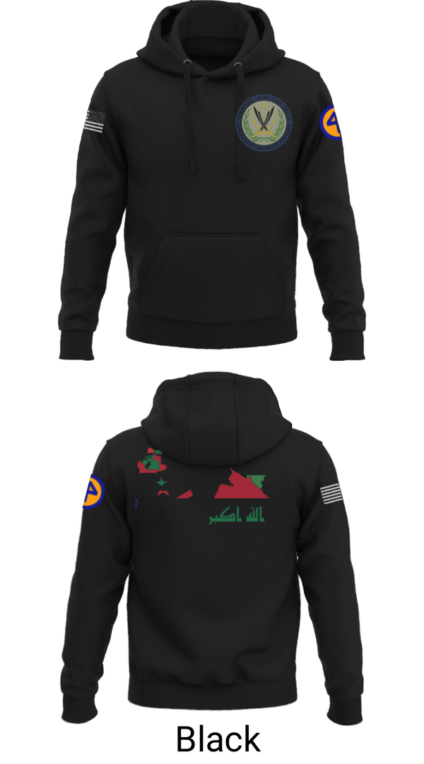 Hoodie, 44th ICBT, National Guard, Teamtime, Team time, sublimation, custom sports apparel, team uniforms, spirit wear, spiritwear, sports uniforms, custom shirts, team store, custom team store, fundraiser sports, apparel fundraiser