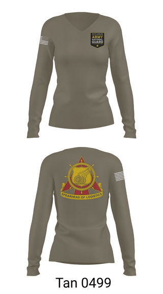 Womens Long Sleeve Vneck Shirt, SOUTH CAROLINA ARMY NATIONAL GUARD, National Guard, Teamtime, Team time, sublimation, custom sports apparel, team uniforms, spirit wear, spiritwear, sports uniforms, custom shirts, team store, custom team store, fundraiser sports, apparel fundraiser