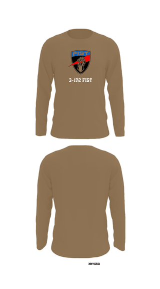 Long Sleeve Performance Shirt, 3-172 FiST, Army, Teamtime, Team time, sublimation, custom sports apparel, team uniforms, spirit wear, spiritwear, sports uniforms, custom shirts, team store, custom team store, fundraiser sports, apparel fundraiser