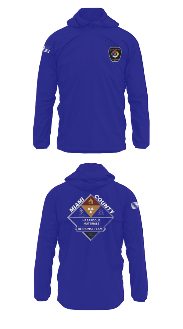 Windbreaker, Miami County Hazmat, , Teamtime, Team time, sublimation, custom sports apparel, team uniforms, spirit wear, spiritwear, sports uniforms, custom shirts, team store, custom team store, fundraiser sports, apparel fundraiser