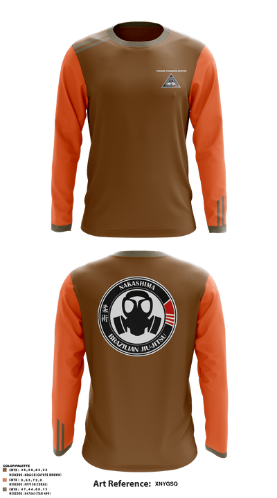 Nakashima TEAM 96849189 Long Sleeve Performance Polo - 41