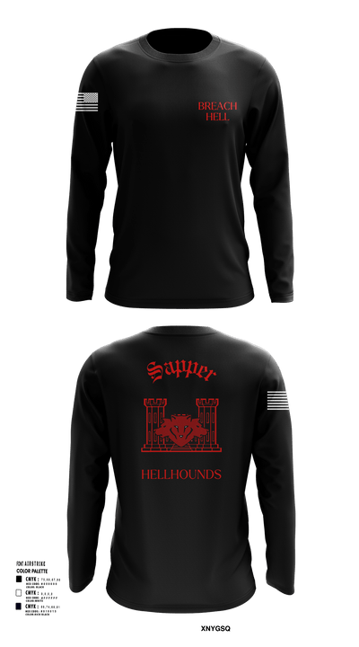 811th EN CO 58008246 Long Sleeve Performance Shirt 103