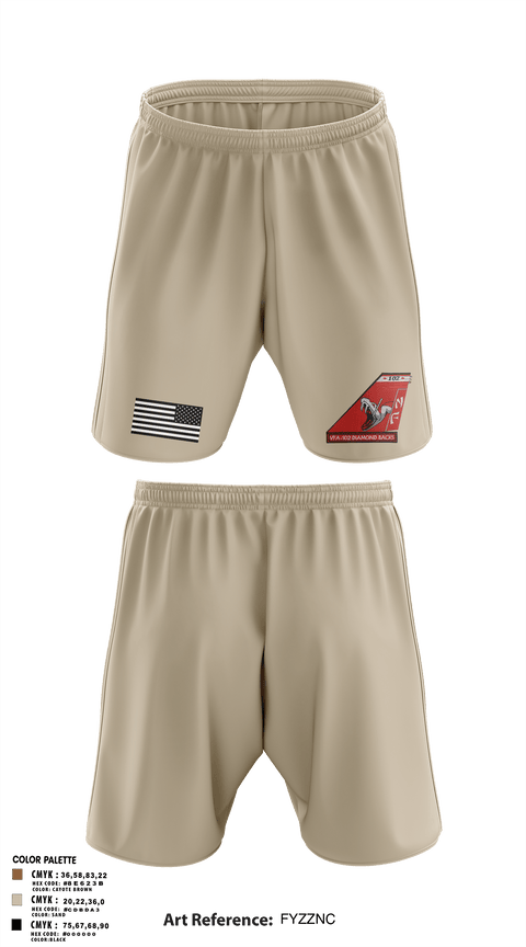 Athletic Shorts With Pockets, VFA-102, , Teamtime, Team time, sublimation, custom sports apparel, team uniforms, spirit wear, spiritwear, sports uniforms, custom shirts, team store, custom team store, fundraiser sports, apparel fundraiser