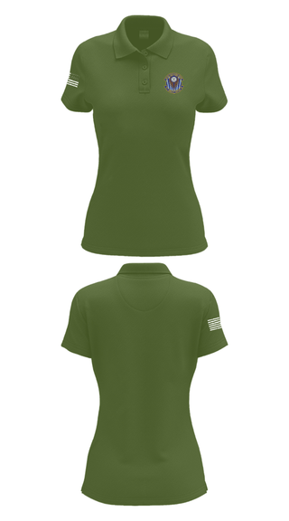 Womens Short Sleeve Performance Polo, 721st Mobility Support Squadron, Air Force, Teamtime, Team time, sublimation, custom sports apparel, team uniforms, spirit wear, spiritwear, sports uniforms, custom shirts, team store, custom team store, fundraiser sports, apparel fundraiser