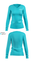 Multimediaprinting 2891725 Women's Long Sleeve V-neck Shirt - 3